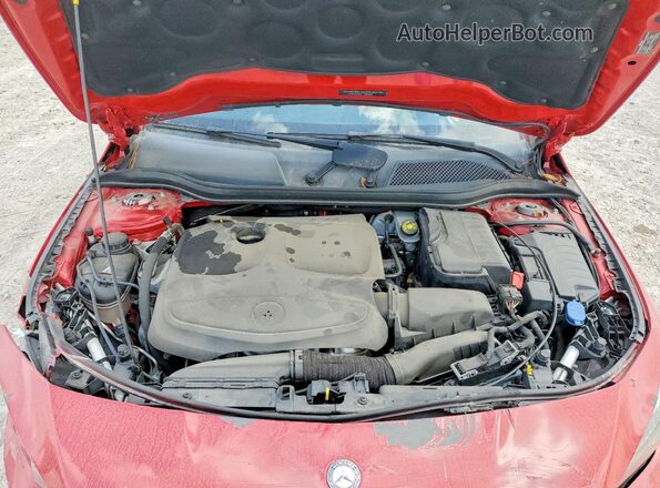 WDDSJ4EB8GN393790 2016 MERCEDES-BENZ CLA-CLASS Red Вид підкапотного простору