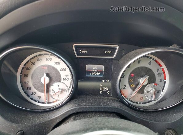 WDDSJ4EB8GN393790 2016 MERCEDES-BENZ CLA-CLASS Red Вид щитка приладів