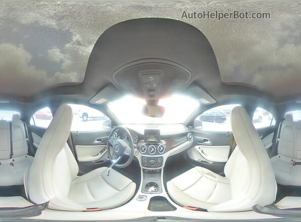WDDSJ4EB8GN393790 2016 MERCEDES-BENZ CLA-CLASS Red Панорамний вид салону 360°