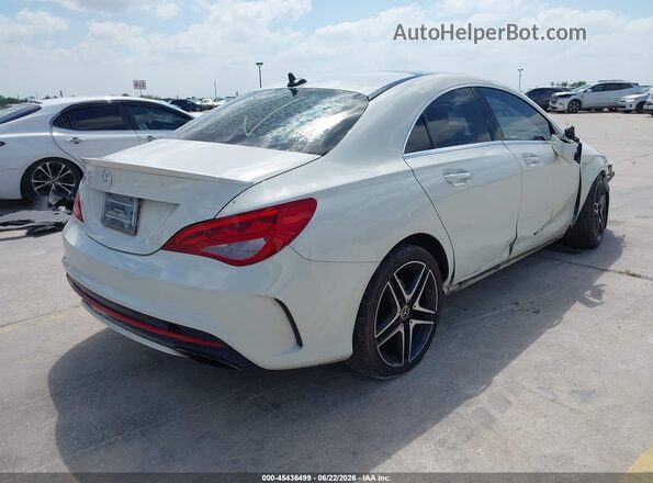 WDDSJ4EB8JN583967 2018 MERCEDES-BENZ CLA 250 Белый Задняя правая четверть
