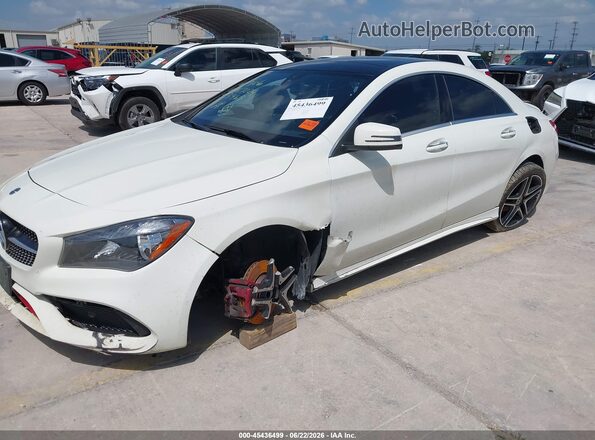 WDDSJ4EB8JN583967 2018 MERCEDES-BENZ CLA 250 Белый Вид спереди