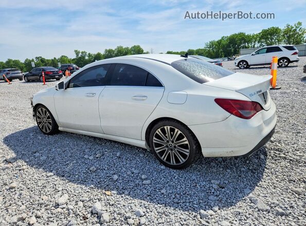 WDDSJ4EB8JN669912 2018 MERCEDES-BENZ CLA-CLASS White Задня ліва чверть