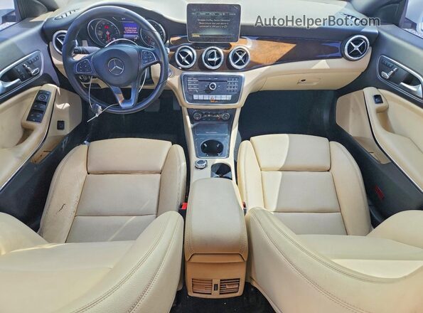 WDDSJ4EB8JN669912 2018 MERCEDES-BENZ CLA-CLASS White Вид панелі приладів