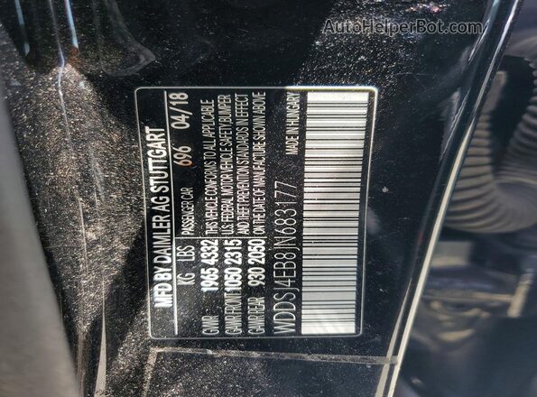 WDDSJ4EB8JN683177 2018 MERCEDES-BENZ CLA-CLASS Черный Вид подкапотного пространства