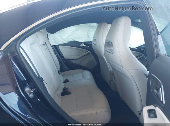 WDDSJ4EB8JN690629 2018 MERCEDES-BENZ CLA 250 Navy VIN sticker view