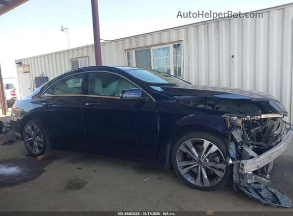 WDDSJ4EB8JN690629 2018 MERCEDES-BENZ CLA 250 Navy Rear interior view