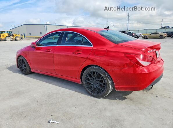 WDDSJ4EB9GN362693 2016 MERCEDES-BENZ CLA-CLASS Red Rear left