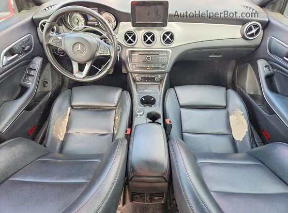 WDDSJ4EB9GN362693 2016 MERCEDES-BENZ CLA-CLASS Red Dashboard view