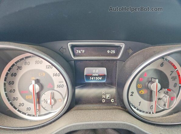 WDDSJ4EB9GN362693 2016 MERCEDES-BENZ CLA-CLASS Red Instrument cluster view