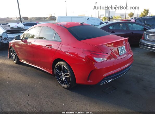 WDDSJ4EB9JN503205 2018 MERCEDES-BENZ CLA 250 Red Tył lewy