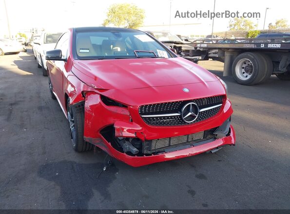 WDDSJ4EB9JN503205 2018 MERCEDES-BENZ CLA 250 Red Widok z przodu