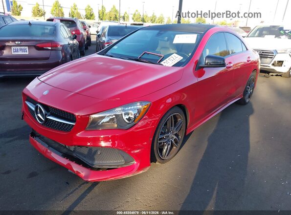 WDDSJ4EB9JN503205 2018 MERCEDES-BENZ CLA 250 Red Przód lewy