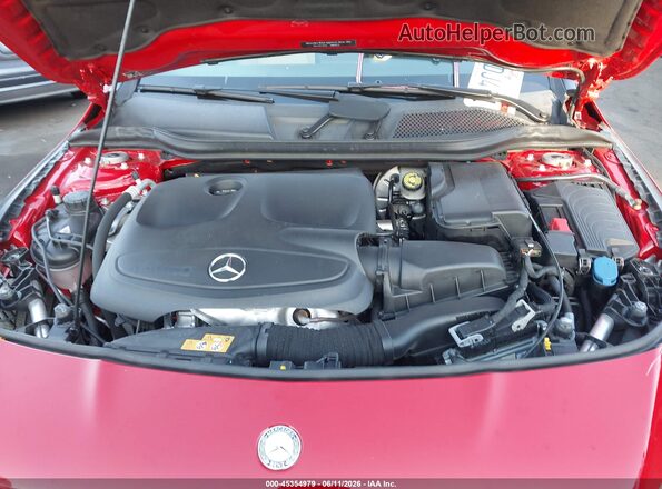 WDDSJ4EB9JN503205 2018 MERCEDES-BENZ CLA 250 Red Widok z tyłu