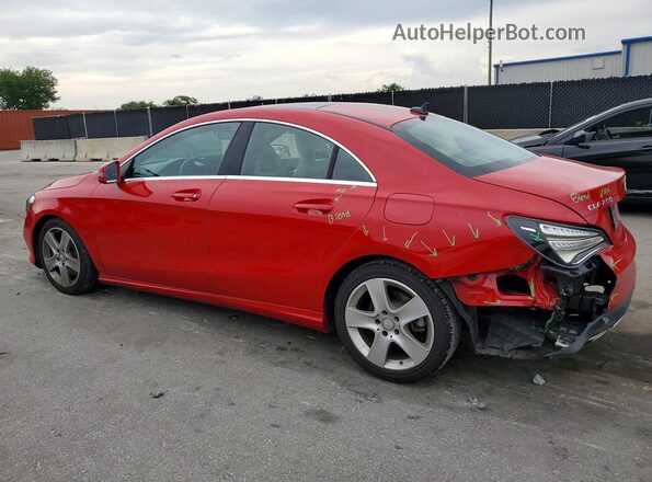 WDDSJ4EB9JN518223 2018 MERCEDES-BENZ CLA-CLASS Red Հետևի ձախ