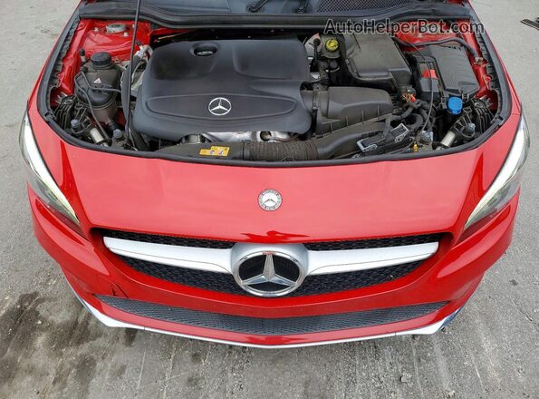 WDDSJ4EB9JN518223 2018 MERCEDES-BENZ CLA-CLASS Red Սալոնի հետևի տեսք