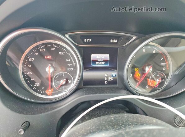 WDDSJ4EB9JN518223 2018 MERCEDES-BENZ CLA-CLASS Red Սարքավորումների վահանակի տեսք