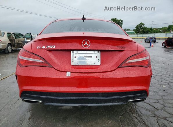WDDSJ4EB9JN670907 2018 MERCEDES-BENZ CLA-CLASS Red 