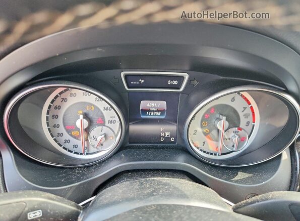 WDDSJ4EBXGN336216 2016 MERCEDES-BENZ CLA-CLASS White Вид щитка приладів