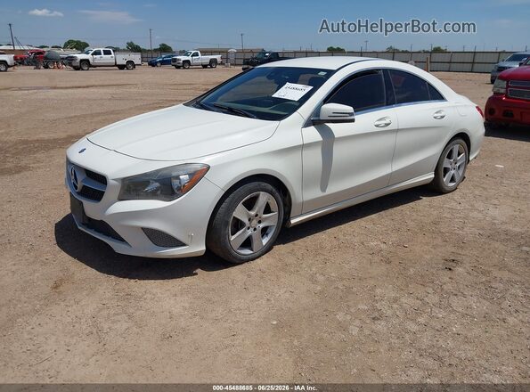WDDSJ4EBXGN388686 2016 MERCEDES-BENZ CLA 250 White წინა მარცხენა ხედი სამი მეოთხედიდან