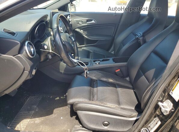 WDDSJ4EBXJN509286 2018 MERCEDES-BENZ CLA-CLASS Black წინა სალონის ხედი
