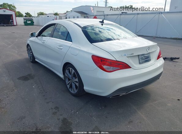 WDDSJ4EBXJN526721 2018 MERCEDES-BENZ CLA 250 Белый Задняя левая четверть