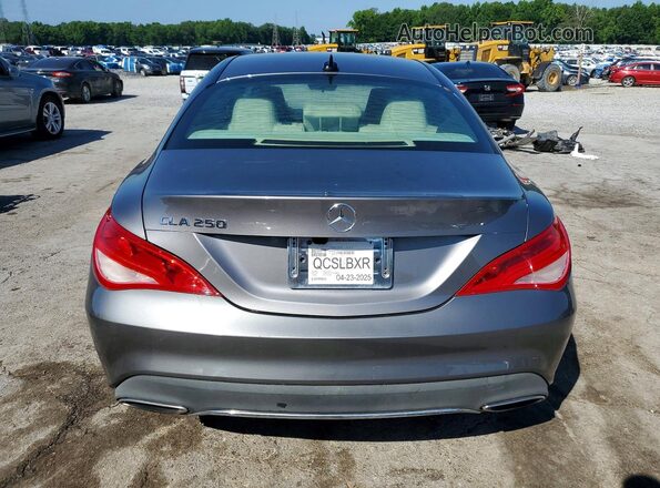 WDDSJ4EBXJN540084 2018 MERCEDES-BENZ CLA-CLASS Gray Widok z tyłu