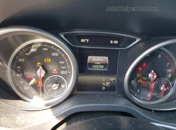 WDDSJ4EBXJN540084 2018 MERCEDES-BENZ CLA-CLASS Gray Widok zestawu wskaźników