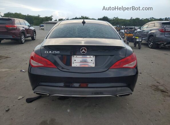 WDDSJ4EBXJN592718 2018 MERCEDES-BENZ CLA-CLASS Черный Вид сзади