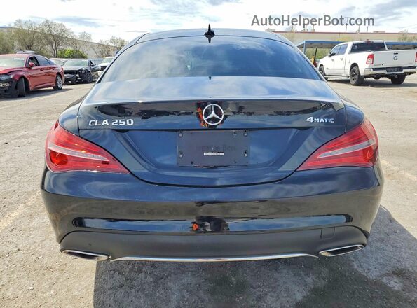 WDDSJ4GB0JN650655 2018 MERCEDES-BENZ CLA-CLASS Черный Вид сзади