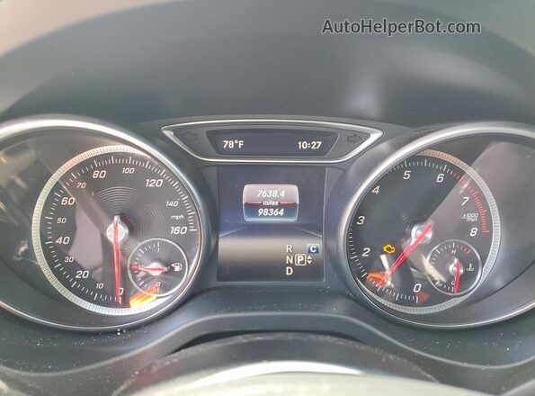 WDDSJ4GB0JN650655 2018 MERCEDES-BENZ CLA-CLASS Черный Вид щитка приборов