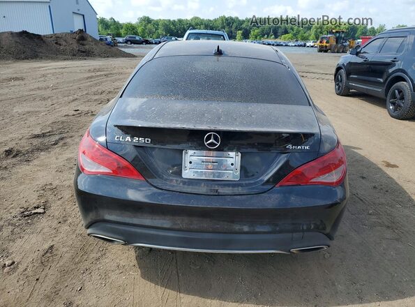 WDDSJ4GB0JN659792 2018 MERCEDES-BENZ CLA-CLASS Black Вид ззаду