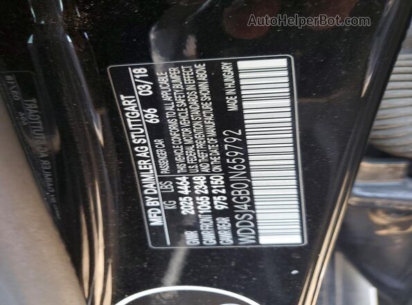 WDDSJ4GB0JN659792 2018 MERCEDES-BENZ CLA-CLASS Black Вид підкапотного простору