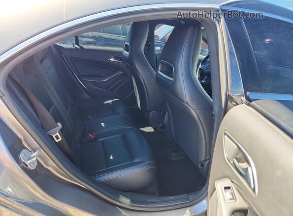 WDDSJ4GB6HN406437 2017 MERCEDES-BENZ CLA-CLASS Silver Rear seats view