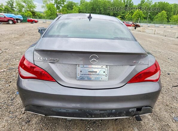 WDDSJ4GB7HN417446 2017 MERCEDES-BENZ CLA-CLASS Black Widok z tyłu