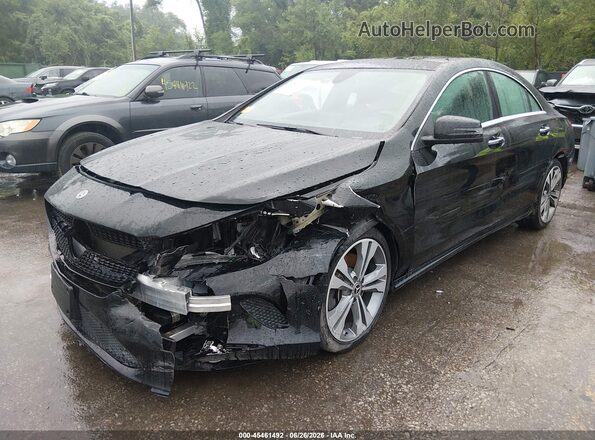 WDDSJ4GB9KN737357 2019 MERCEDES-BENZ CLA 250 Black Передня ліва чверть