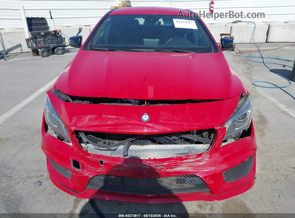 WDDSJ4GBXGN357841 2016 MERCEDES-BENZ CLA 250 Red Rear interior view