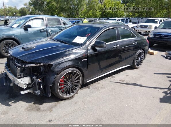 WDDSJ5CB1GN383725 2016 MERCEDES-BENZ AMG CLA 45 Черный Передняя левая четверть