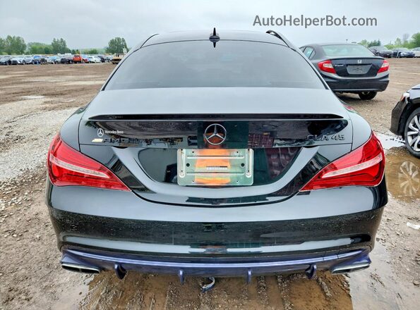 WDDSJ5CB6JN524876 2018 MERCEDES-BENZ CLA-CLASS Black Rear view