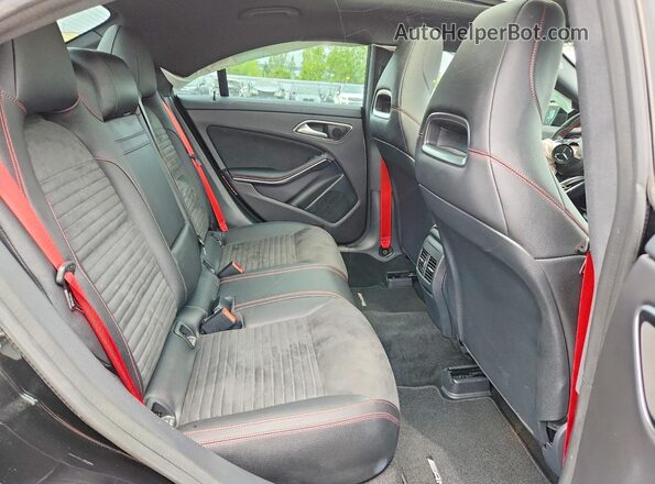 WDDSJ5CB6JN524876 2018 MERCEDES-BENZ CLA-CLASS Black Rear seats view