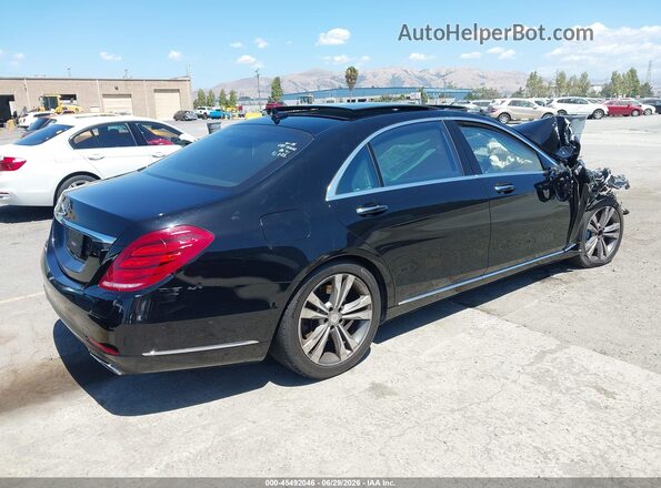 WDDUG6DB5HA291070 2017 MERCEDES-BENZ S 550E PLUG-IN HYBRID Black Tył prawy