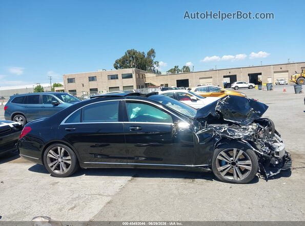 WDDUG6DB5HA291070 2017 MERCEDES-BENZ S 550E PLUG-IN HYBRID Black Widok wnętrza z tyłu