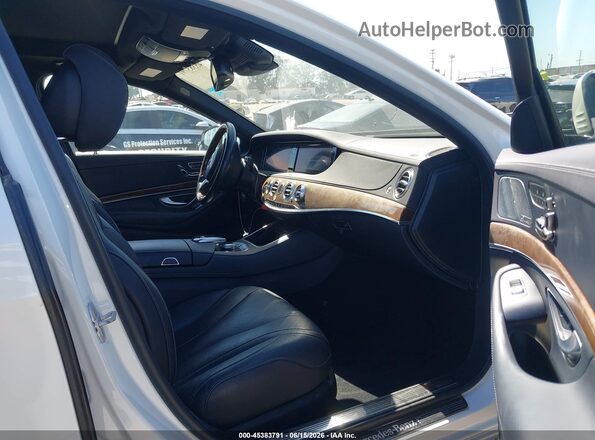 WDDUG6DB9HA328203 2017 MERCEDES-BENZ S 550E PLUG-IN HYBRID White Սալոնի դիմացի տեսք