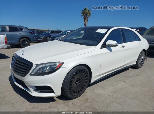 WDDUG6DB9HA328203 2017 MERCEDES-BENZ S 550E PLUG-IN HYBRID White Առջևի ձախ երեք քառորդ տեսարան