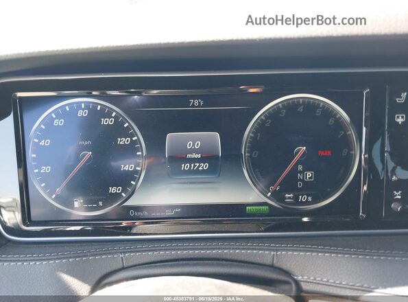 WDDUG6DB9HA328203 2017 MERCEDES-BENZ S 550E PLUG-IN HYBRID White Հետևի նստատեղերի տեսք