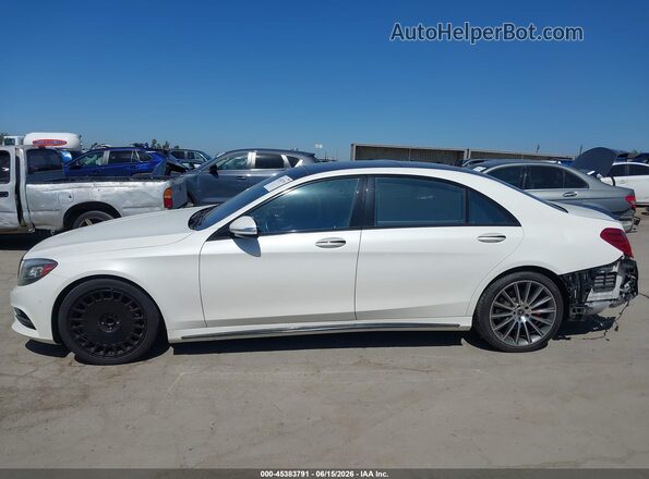 WDDUG6DB9HA328203 2017 MERCEDES-BENZ S 550E PLUG-IN HYBRID White Սալոնի 360 աստիճան տեսք