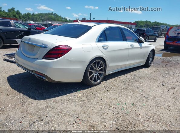 WDDUG6EB5KA452698 2019 MERCEDES-BENZ S-CLASS White Հետևի աջ