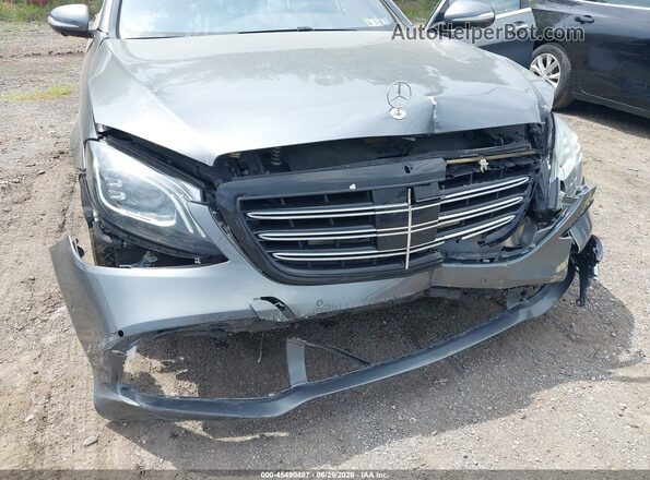 WDDUG6EBXJA356371 2018 MERCEDES-BENZ S-CLASS Silver Front view