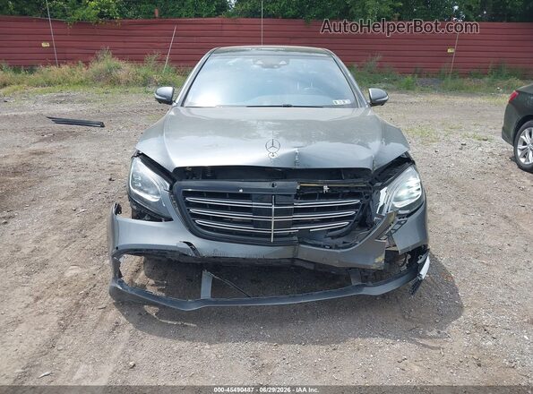 WDDUG6EBXJA356371 2018 MERCEDES-BENZ S-CLASS Silver Rear interior view