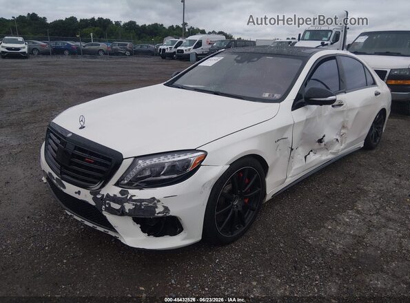 WDDUG7JB3HA325792 2017 MERCEDES-BENZ AMG S 63 White Przód lewy