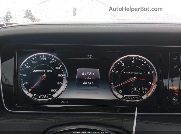 WDDUG7JB3HA325792 2017 MERCEDES-BENZ AMG S 63 White Widok tylnych siedzeń